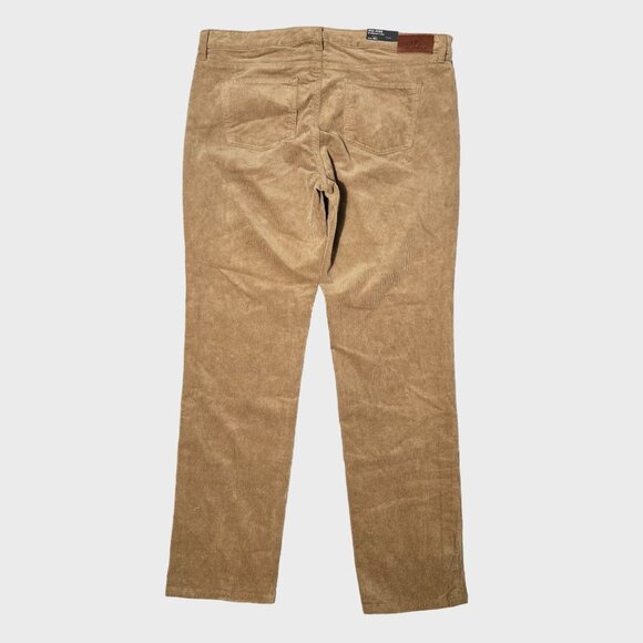 Ralph Lauren Womens Corduroy Mid-Rise Straight Leg Pants Brown Camel NWT - Picture 6 of 11